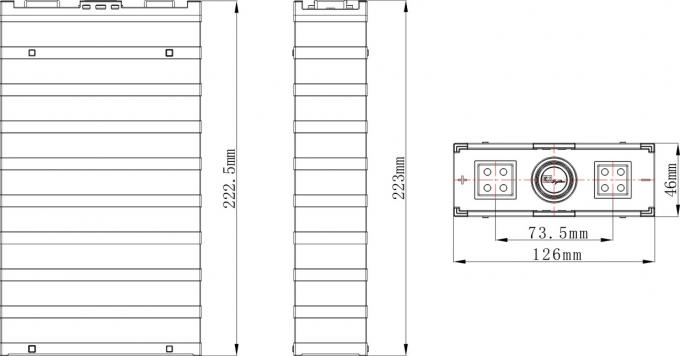 Leichte Lithium-Batterie für Elektroauto 3.2V 100Ah 200Ah 300Ah 400Ah 0