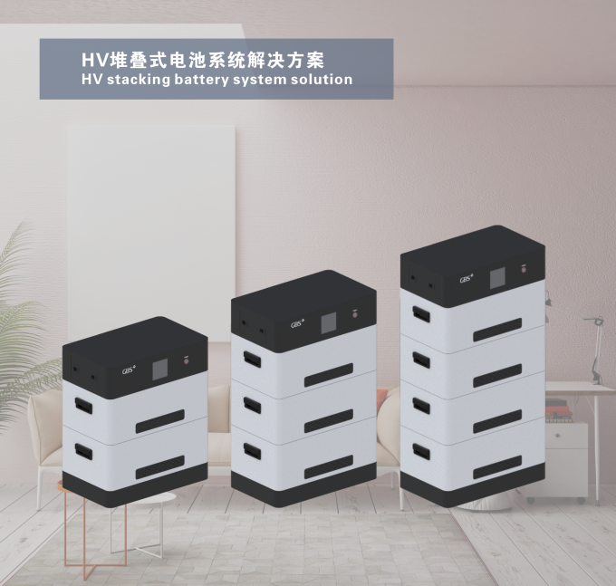 48V 96V 144V 192V 288V 384V Hochspg, die Batterieanlage für Haushalts-Energie-Speicher stapelt 4