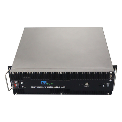 Guter Preis Intelligente Telekommunikationssicherung 100Ah Prismatische Lithiumbatterie mit CAN/RS485/RS232/Dry Contact Kommunikation online