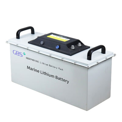 Guter Preis GBS Deep Cycle 48V Marine Start Lithiumbatterie 100Ah LiFePO4 mit BMS Modell GBSFP48100C -20~65 Betriebstemperatur online