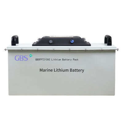 Guter Preis GBS Lifepo4 200Ah Bootsbatterie IP67 Wasserdicht Flüssigkeit mit 3000 Zyklen und Betriebstemperatur -20~65C GBSFP72100C 7,68KW online
